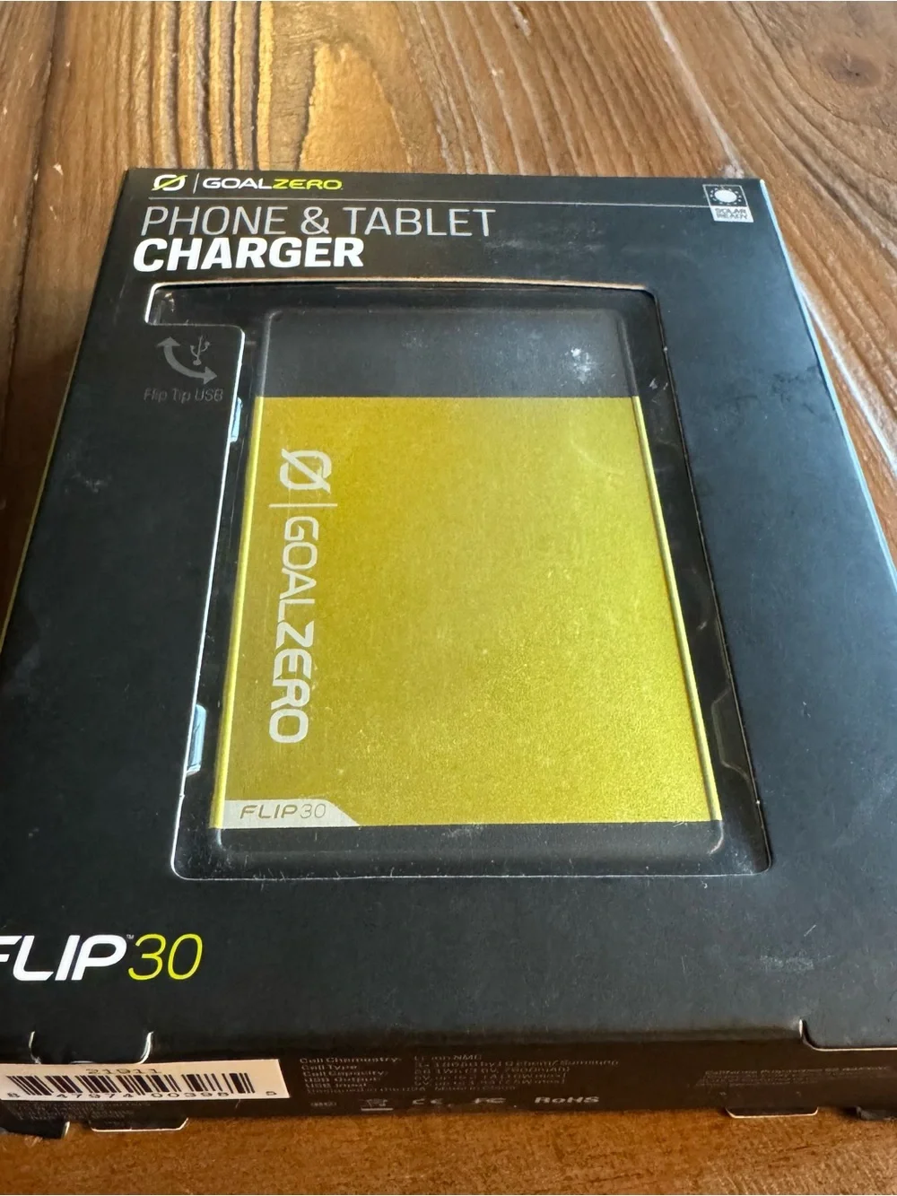 Goal Zero Flip 30 Portable Phone & Tablet Charger - Yellow